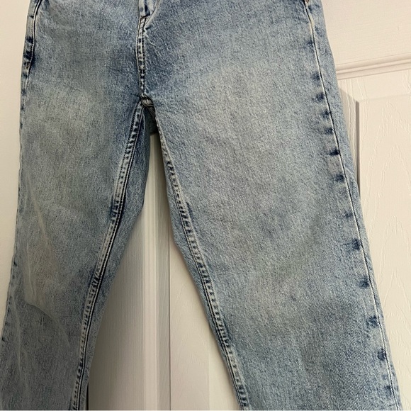 TOPSHOP Petite Straight Cropped Jeans Size 25 - Picture 5 of 9